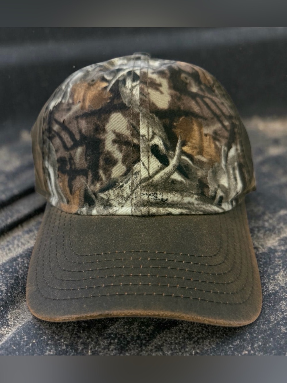 DRI-DUCK Authentic Headwear Camo Hunting Baseball Cap - Brown/Olive NWT